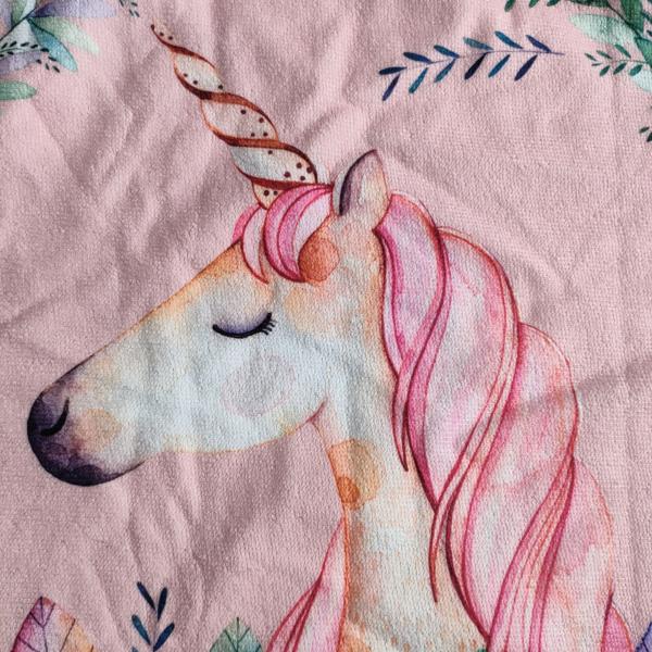 Custom Cartoon Printed  Microfiber Kids Hooded Beach Towel Poncho