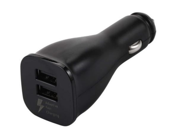 Qc 2.0 Double Usb Car Charger , Samsung Fast Charging Car Charger For S6 S7 / Note 4 5