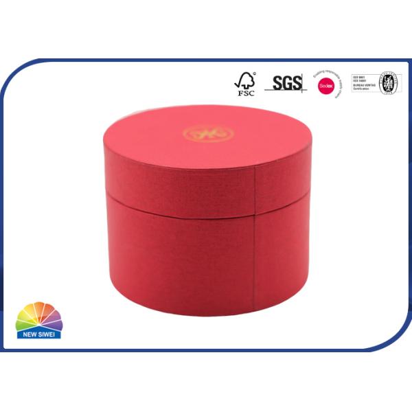 High End Gift Cylinder Paper Tube For Cosmetic Jewelry Packaging