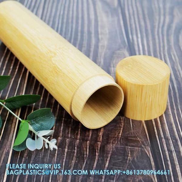 Small Bamboo Scattering Urn Tube for Human Ashes, ECO & Biodegradable Friendly Mini Bamboo Spreading Cremation