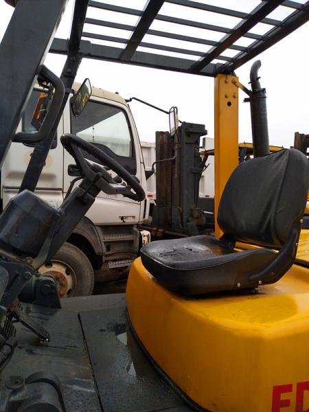 Japan TCM FD50 Second Hand Fork Lift Trucks 5 Ton Hydraulic System
