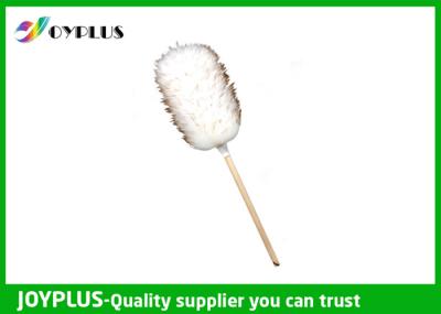 Lovely Dust Stick Duster Lambswool Floor Duster With Straight Wooden Handle