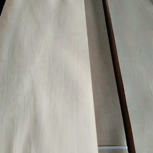 Mildewproof Natural Wood Veneer FSC Certification Maple Slat Layer