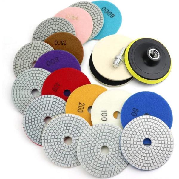 0.740kg Package Gross Weight Xr 3-Step Diamond Polishing Pad Floor Grinding and Polishing