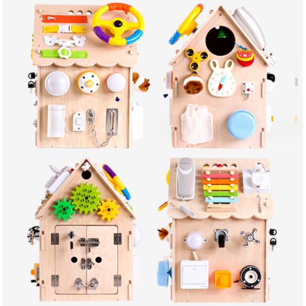 Montessori Educational Toys Busy Board for Enhancing Early Childhood Development