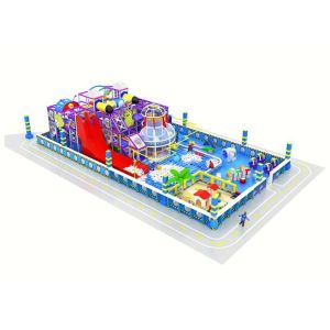 Оборудование спортивной площадки привлекательных изготовленных на заказ детей крытое со скольжением бассейна шарика волшебным