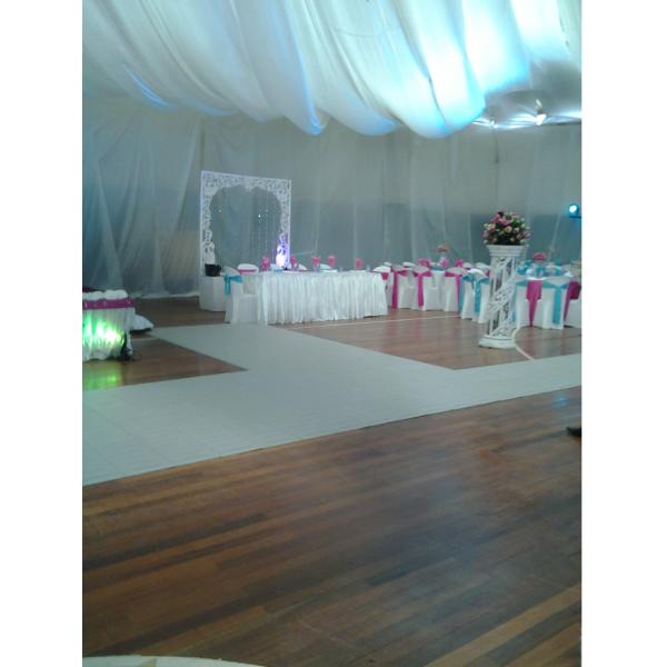 Настил события PP белого цвета материальный портативный для палубы предохранения от травы