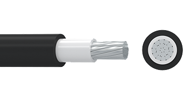 Low Voltage Cable  Non-Armoured Aluminum Power Cable NA2XY Single Core