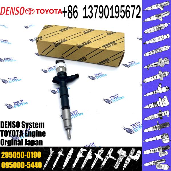 Injetor Common Rail 2950500190 295050 0190 Novo injetor diesel Assy 295050-0190 para Toyota