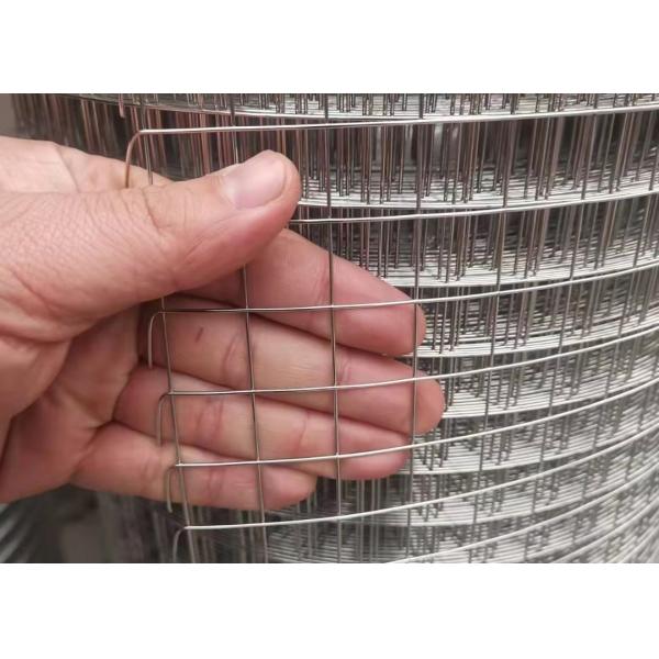 304 316 316l alambre soldado con autógena de acero inoxidable Mesh Silver pulgada de 1/4 pulgada el 1/2