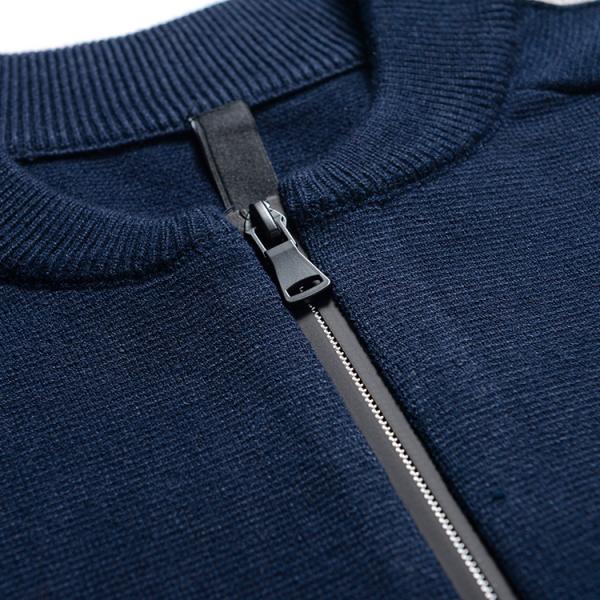 Casual Mens Full Zip Cardigan Sweater , Mens Knitted Jumpers Customized Size