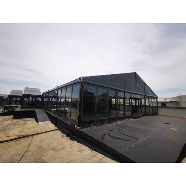 Upscale Transparent Glass Walls Large Party Tent Marquee Wedding Event Tents