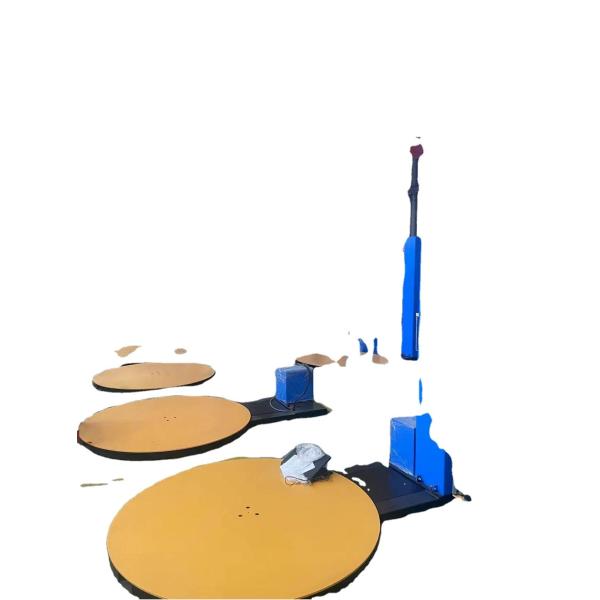 Power Pre-stretch Pallet Wrapping Machine for Quick Packing Turntable Diameter 1650mm