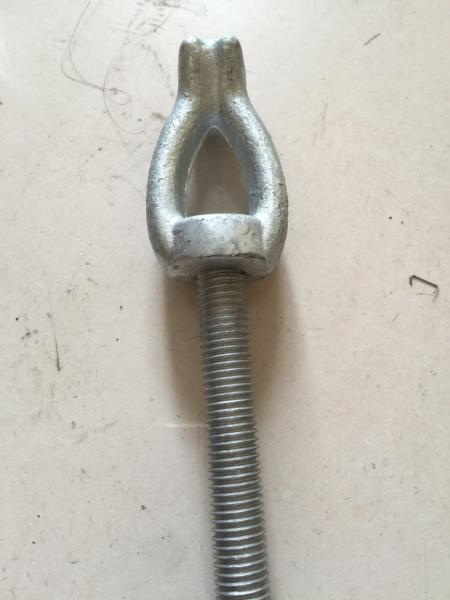 5/8 3/4 Hot Dip Galvanized Power Line Fittings Forging Thimble Eye Nut Pole