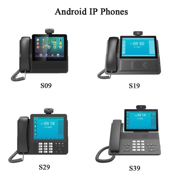 Low Cost 8 Inch Display SIP Phone with WiFi for Bluetooth Camera Caller ID LCD Wireless Network Switch