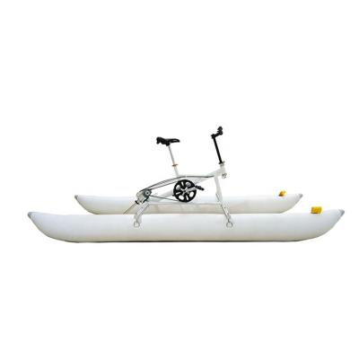 Resort Hotel Equipamento de brinquedo aquático Pedal de liga de bicicleta flutuante bicicleta de água inflável