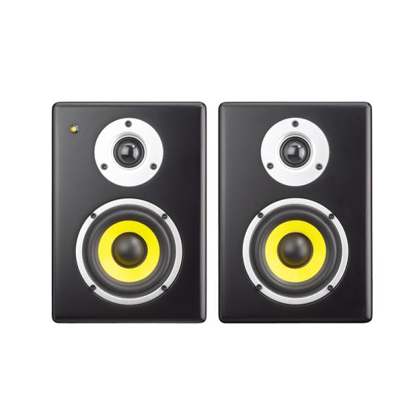 E404 Active Studio Monitor 15Wx2 Wooden Bookshelf Speaker