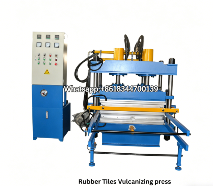Rubber Floor Tile Mat Making Machine / Rubber Floor Tile Vulcanizing Press