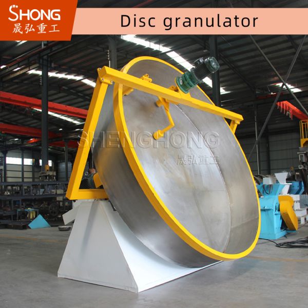 2t/H Disc Granulator Pelletizer Ball Organic Machine Compost Waste