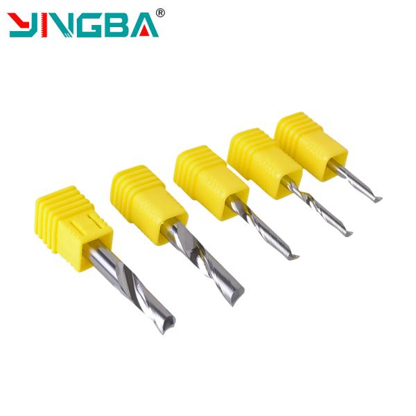 Factory Sales Strawberry Router 4mm Carbide Single Flute Endmills 3mm for Aluminum Milling Cutter Tool