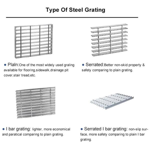 30X5mm Зернистые стальные решетки складной костер гриль тяжелой службы нержавеющей / оцинкованный для бара