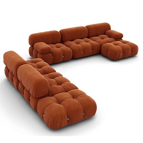 Office Reception Salon Sofa sets modern Waiting leather Sectional living Room home interior Corner Sofa
