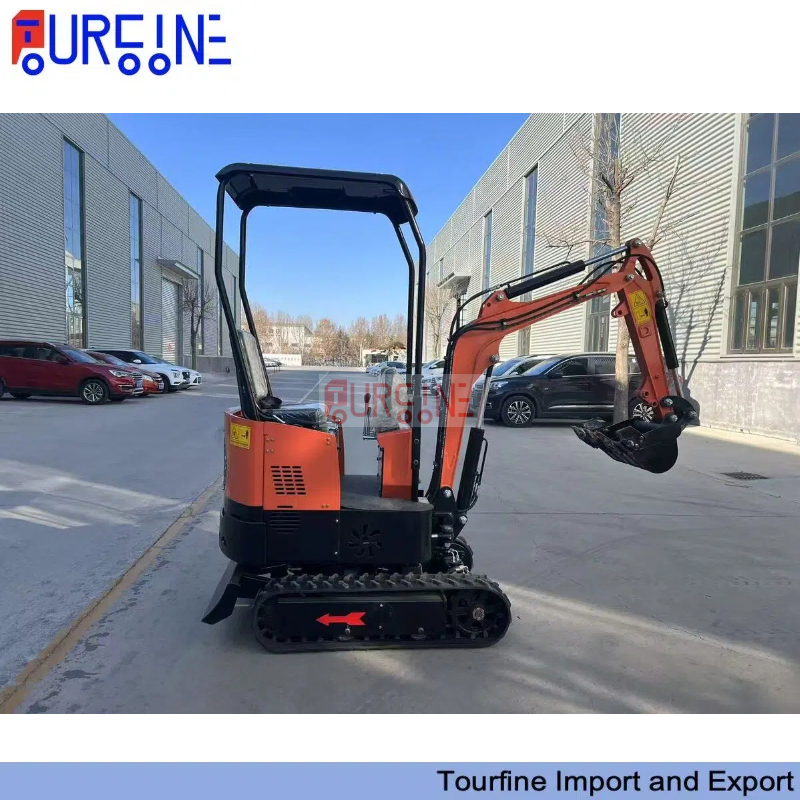 1 Ton 0.017cbm Mini Excavator Machine with Retractable Tracks for Construction