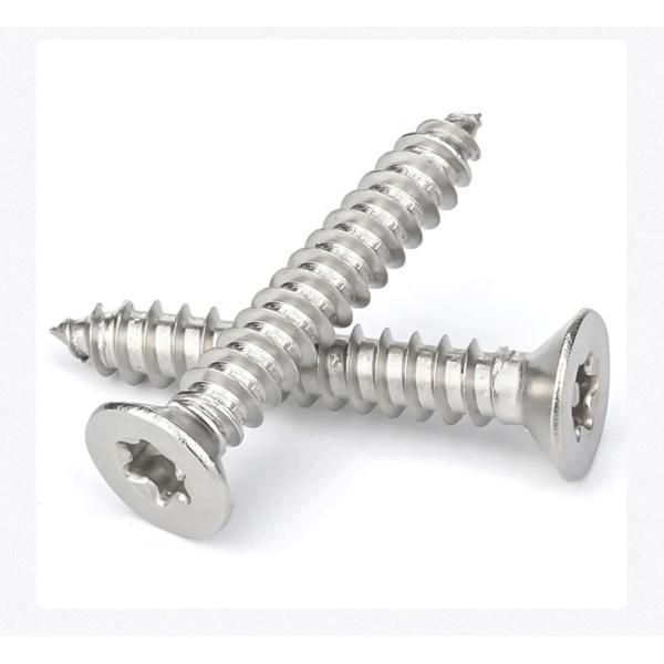 Flat Head Self Tapping Screw 1 Inch Torx Countersunk Self Tapping Screws