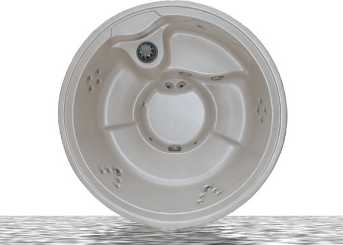 Acrylic Mini Round Massage Bathtubs Thermostat System Outdoor Bathtubs E-310S