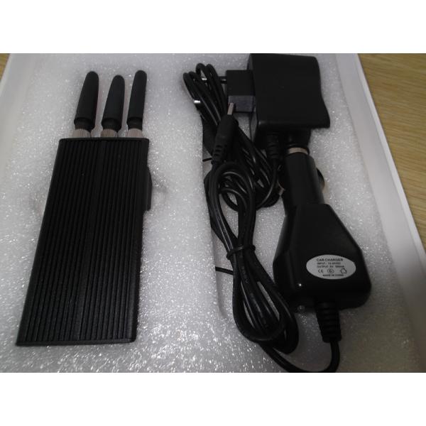 EST-808KC GPS Signal Jammer + Mobile Phone Blocker With 3 Antenna , Black