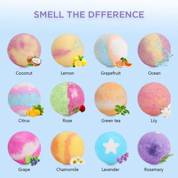 Custom Relaxing Bath Salts Natural Bomb Fizzies Organic CBD Bath Bomb Gift Set