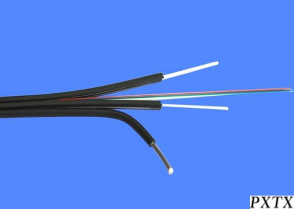 Fiber Optic FTTH Drop Wire 2 Core Flat Cable Corning Indoor Outdoor Fiber Cable
