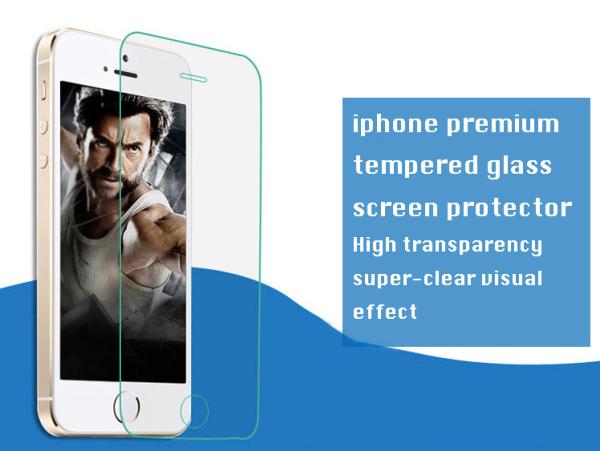 iPhone tempered glass screen protector 0.33 mm ultra thin 9H hardness high transparency