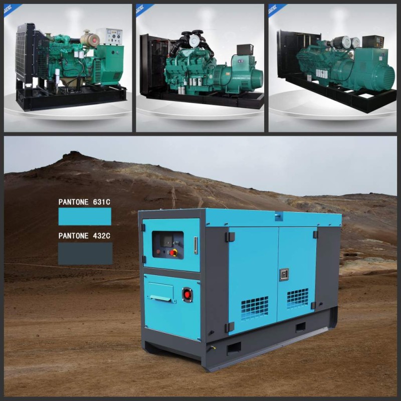 50kw Open Diesel Generator Low Fuel Perkins Engine 63 Kva Water Cooled