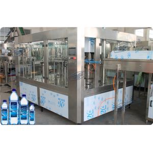 Automatic drinking water bottling machine , High Speed filling machine