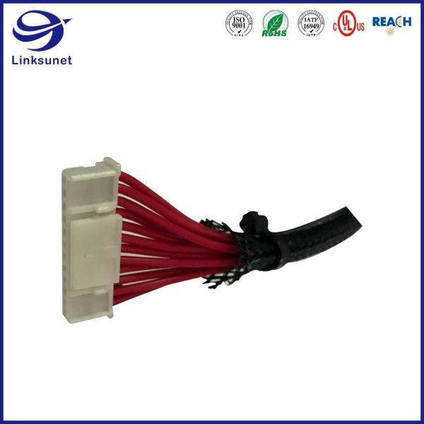 Industrial wire harness with PA 1 Row 2.0mm Crimp Receptacle connector