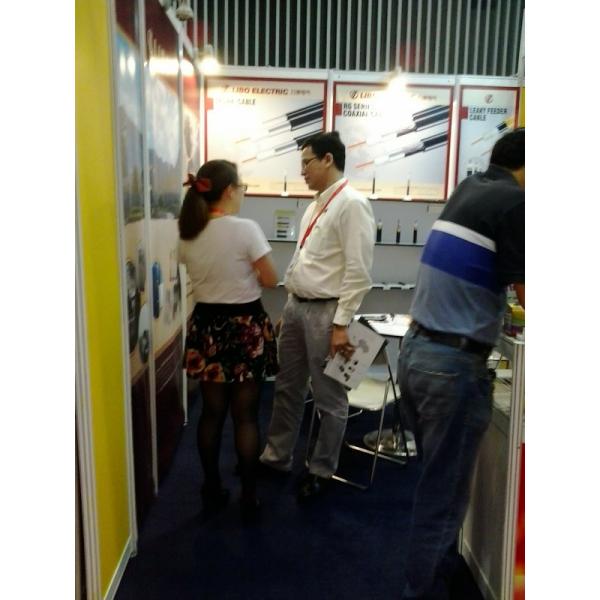 75 Ohm VHF Leaky Feeder Coaxial Cable In Mine , Fire Retardant Jacket