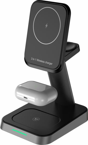 Magsafe Wireless Charger Stations 3 In 1 Charging Stand 85% ABS PC