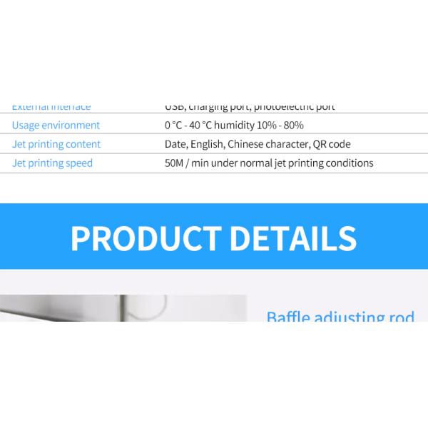 Inkjet Printer for Production Line Model Tij Online Mask Date Letter Logo Printing Machine