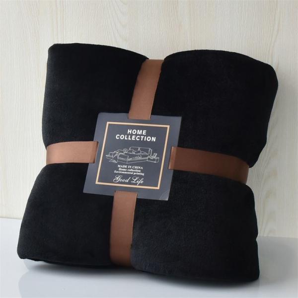 Custom Anti Pilling Fleece Hotel Blanket Hotel Room Blankets