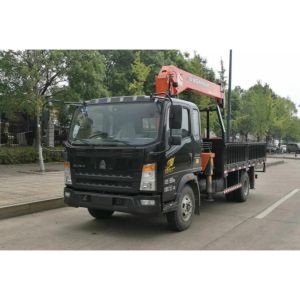 HOWO Crane Truck with Tipper 8 Ton Crane Trucks Mounted
