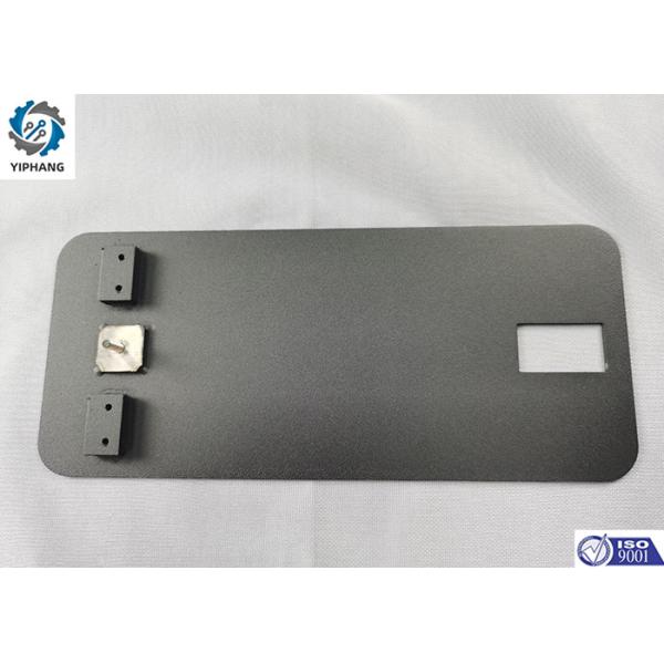 SPCC Cold Roll Steel Textured Black Powder Coated Sheet Metal Electric Cabinet Door