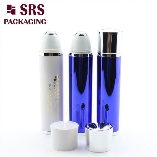 Luxury new products vibrating 30ml plastic eye cream roll on bottle