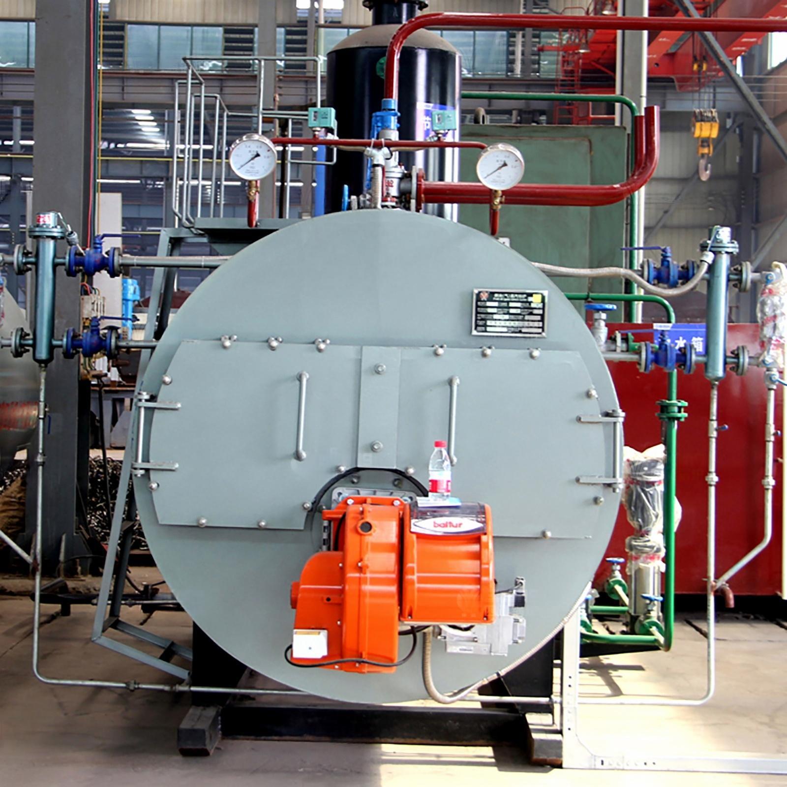 WNS Series Gas Oil Fired Hot Water Boiler Fully Automatic High Efficiency