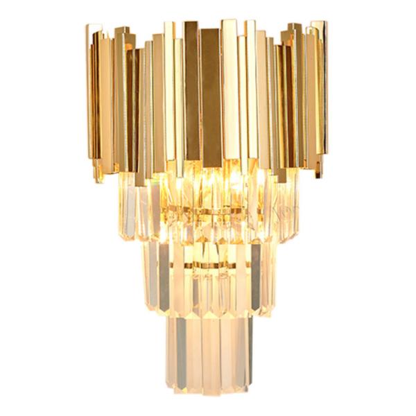 Лампа стены высоты 550mm постмодернистская стеклянная Кристл ширины 350mm для гостиницы