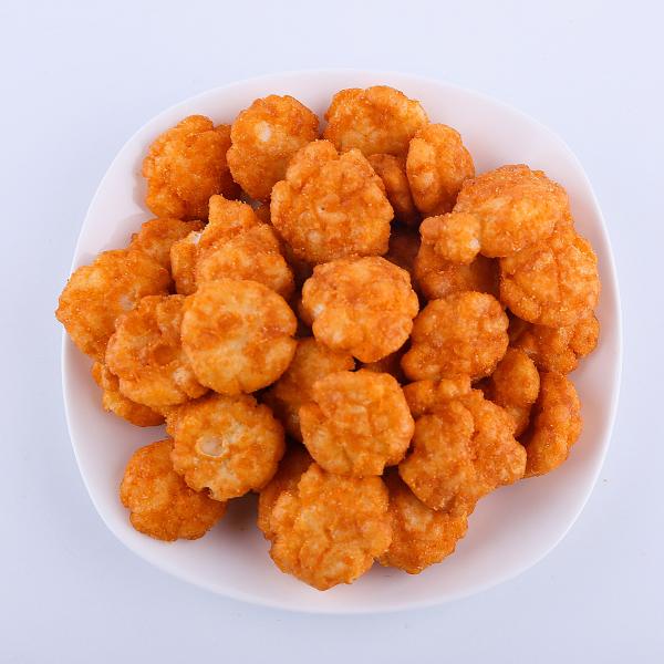 Delicious Cheese / BBQ Flavor Crispy Rice Cracker Mix With Advanced Fried Technology Savory