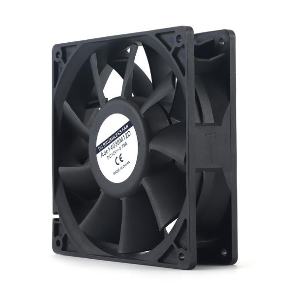 140x140x38mm Energy Saving Cooling Fan 3500RPM 4000RPM 4500RPM 12V DC Axial