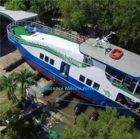 Marine Floating And Lifting Rubber Airbag Rollers Diameter 1.5m