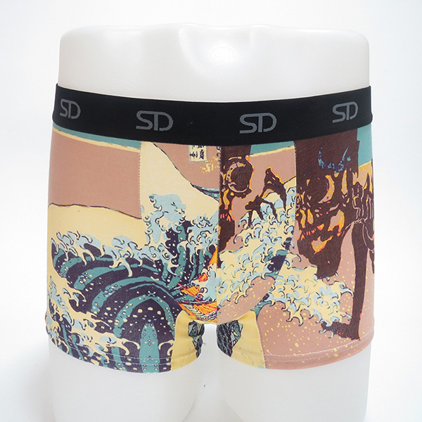 High quality Men's brand cotton cueca Underwear men print pattern underwear short boxers