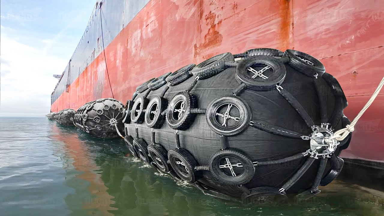 50kPa Pneumatic Rubber Fenders 3.3x6.5m 3015kN For Marine Berthing